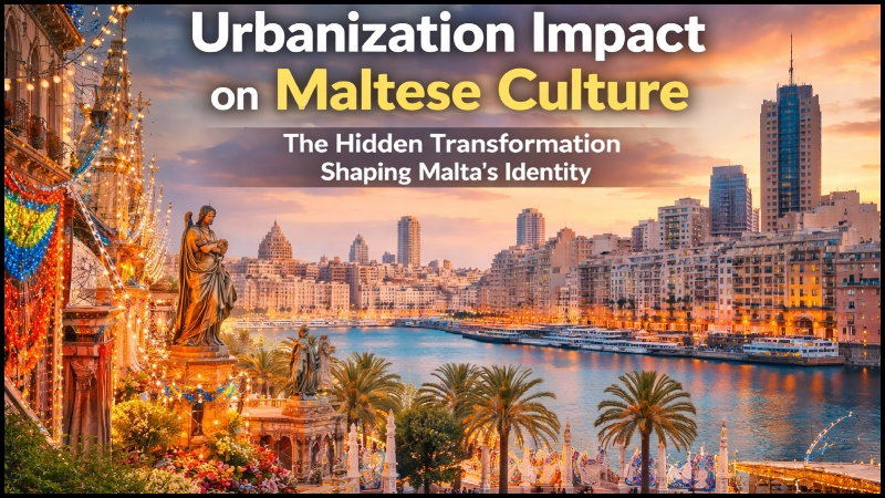 urbanization impact on Maltese culture